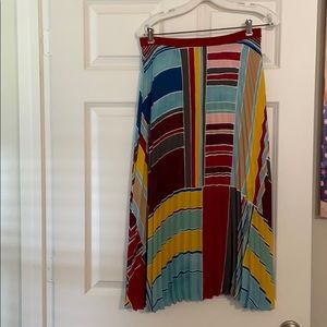 Loft petite pleated skirt 4P